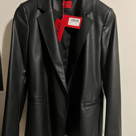 Boss hugo hot sale boss leather jacket